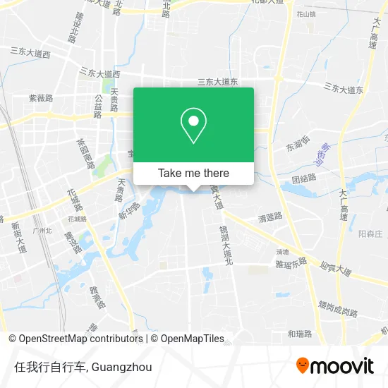 任我行自行车 map