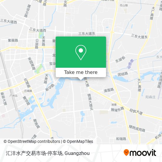 汇沣水产交易市场-停车场 map