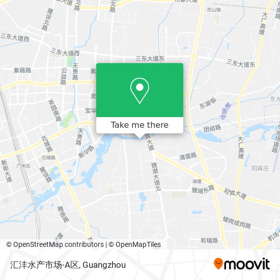 汇沣水产市场-A区 map