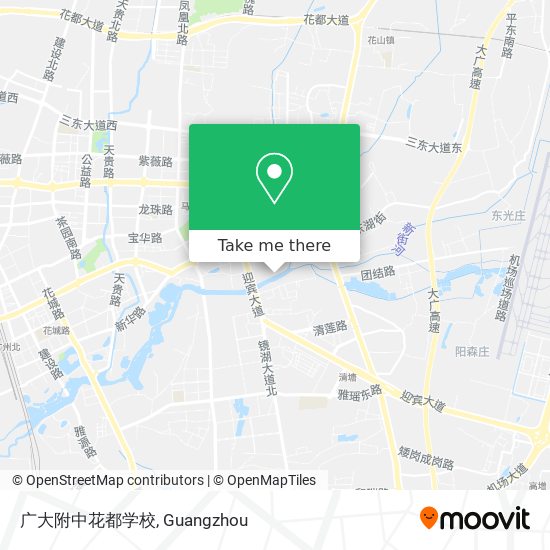 广大附中花都学校 map