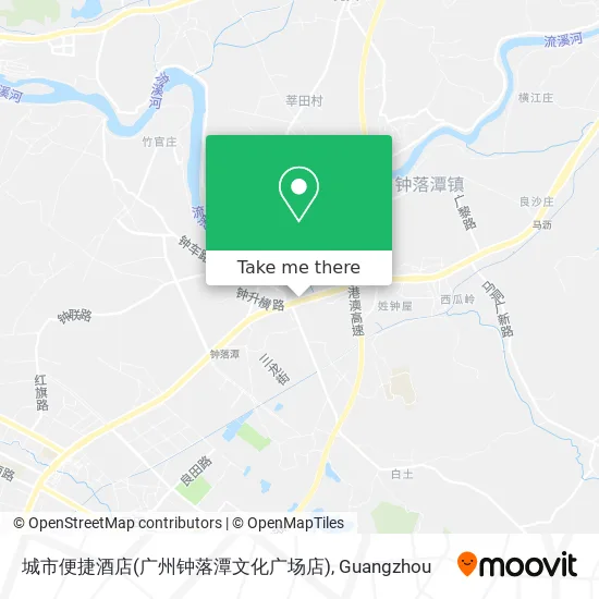 城市便捷酒店(广州钟落潭文化广场店) map