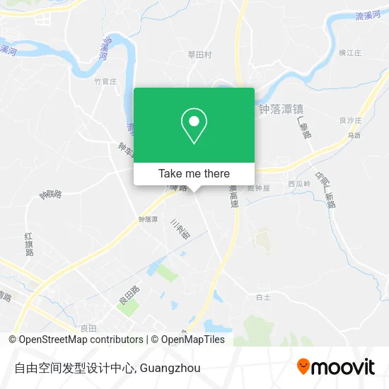 自由空间发型设计中心 map