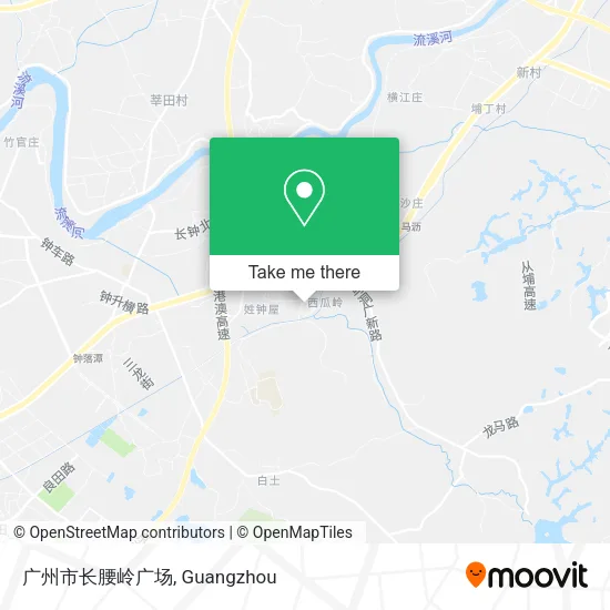 广州市长腰岭广场 map