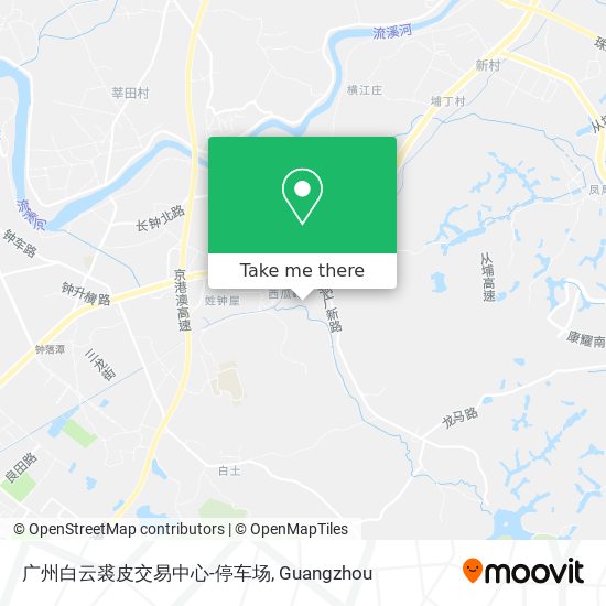 广州白云裘皮交易中心-停车场 map