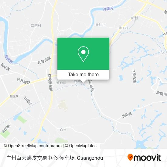 广州白云裘皮交易中心-停车场 map