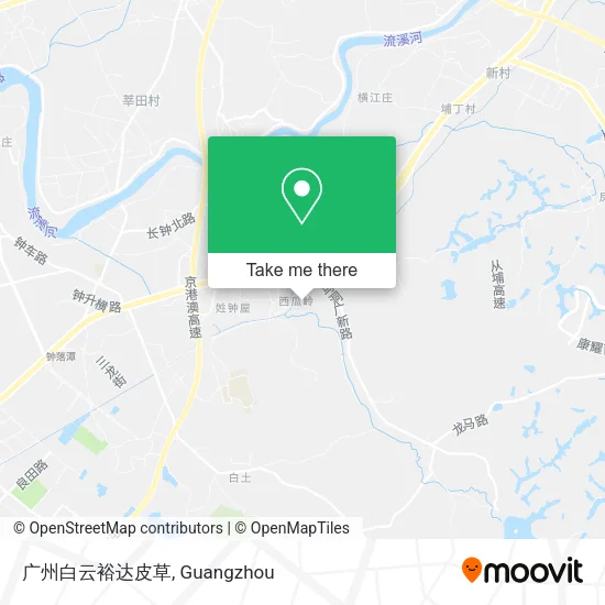广州白云裕达皮草 map