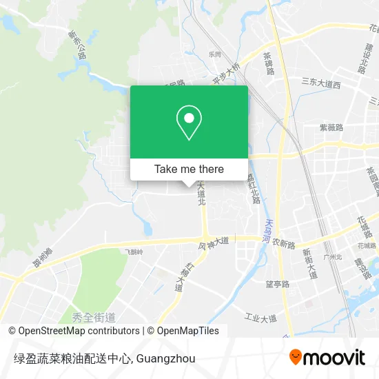 绿盈蔬菜粮油配送中心 map