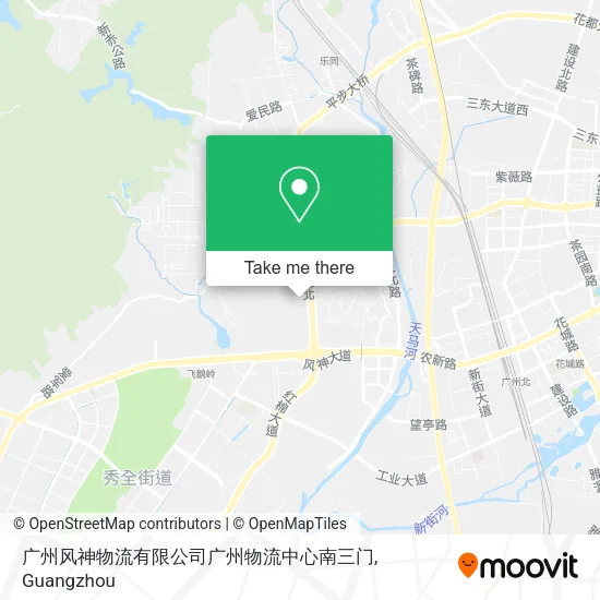 广州风神物流有限公司广州物流中心南三门 map