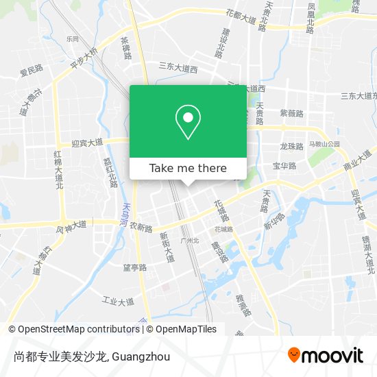 尚都专业美发沙龙 map
