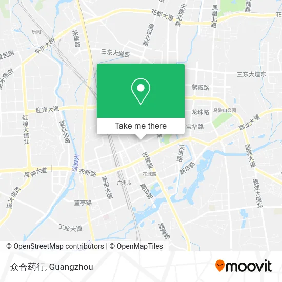 众合药行 map