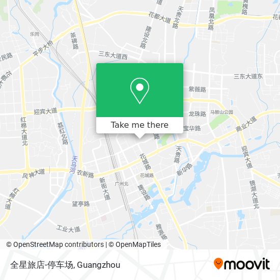全星旅店-停车场 map