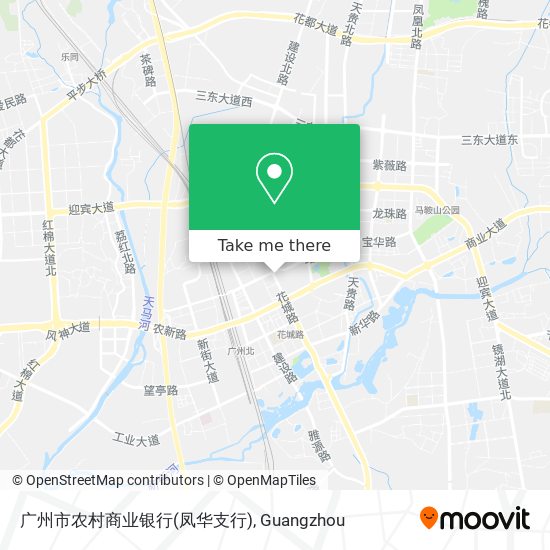 广州市农村商业银行(凤华支行) map