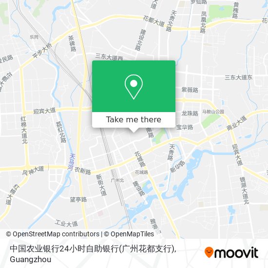中国农业银行24小时自助银行(广州花都支行) map