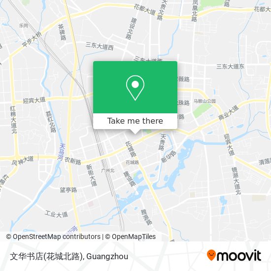 文华书店(花城北路) map