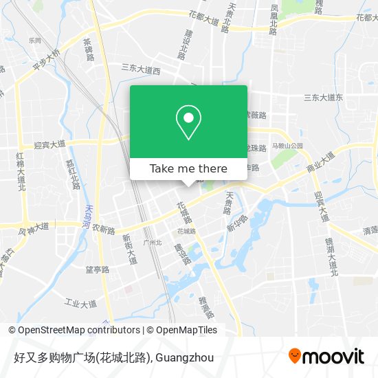 好又多购物广场(花城北路) map