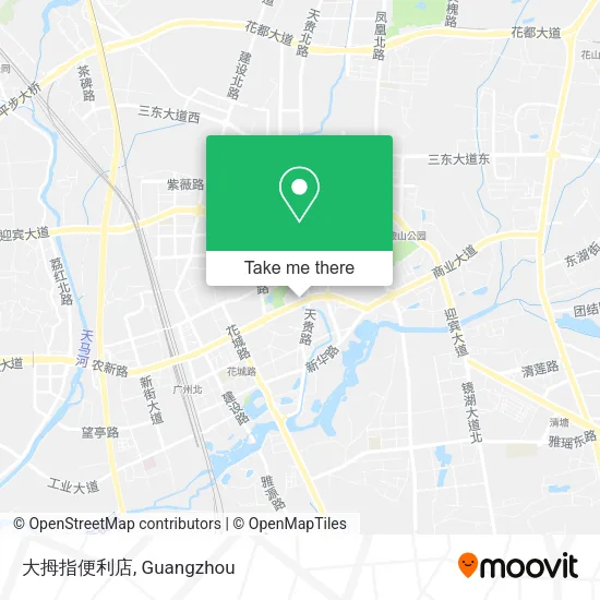 大拇指便利店 map