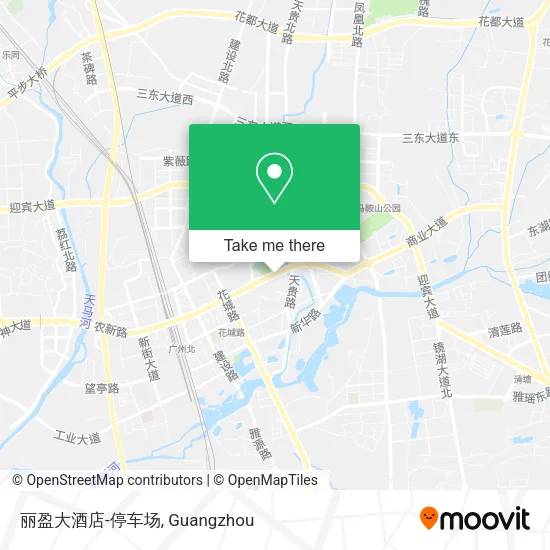 丽盈大酒店-停车场 map
