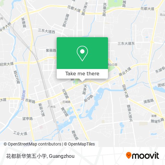 花都新华第五小学 map