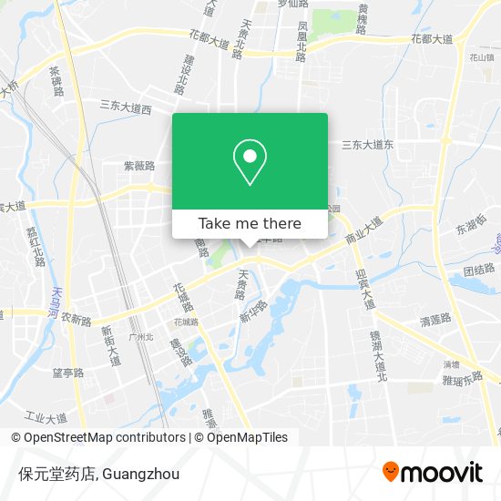 保元堂药店 map