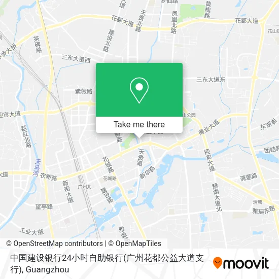 中国建设银行24小时自助银行(广州花都公益大道支行) map