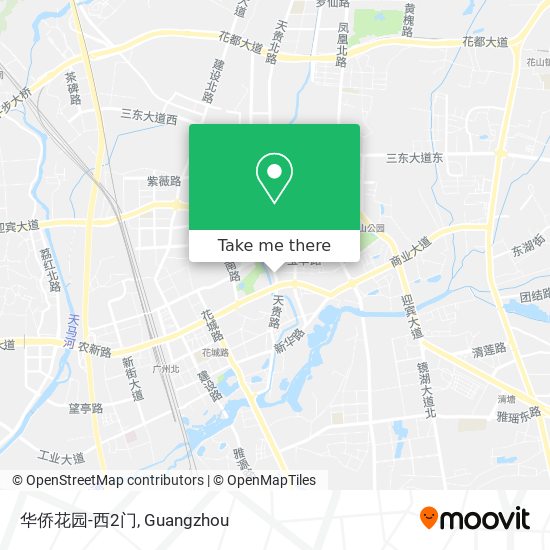 华侨花园-西2门 map