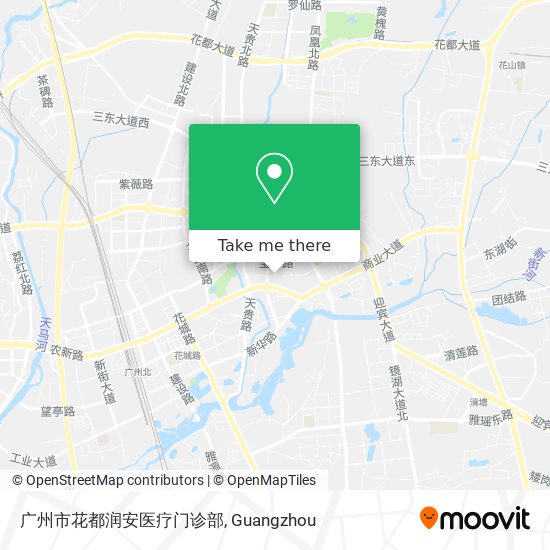 广州市花都润安医疗门诊部 map