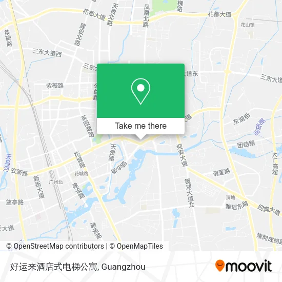 好运来酒店式电梯公寓 map