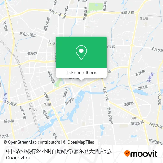 中国农业银行24小时自助银行(嘉尔登大酒店北) map
