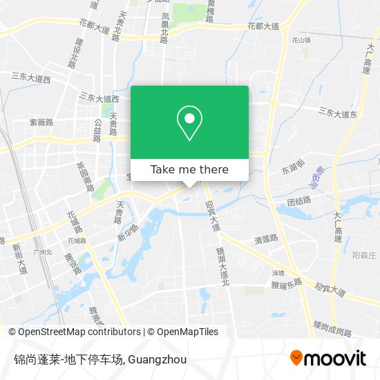 锦尚蓬莱-地下停车场 map