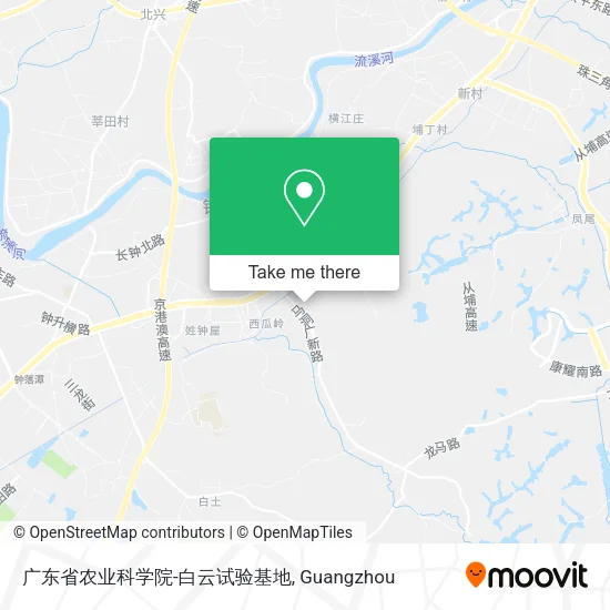 广东省农业科学院-白云试验基地 map