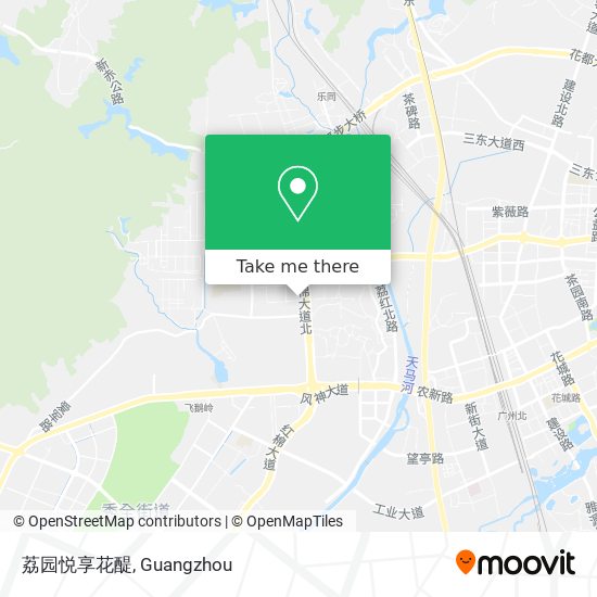 荔园悦享花醍 map