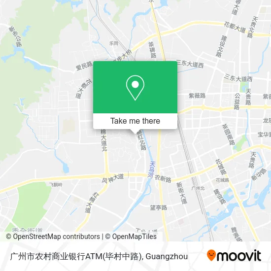 广州市农村商业银行ATM(毕村中路) map