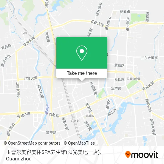 玉雪尔美容美体SPA养生馆(阳光美地一店) map