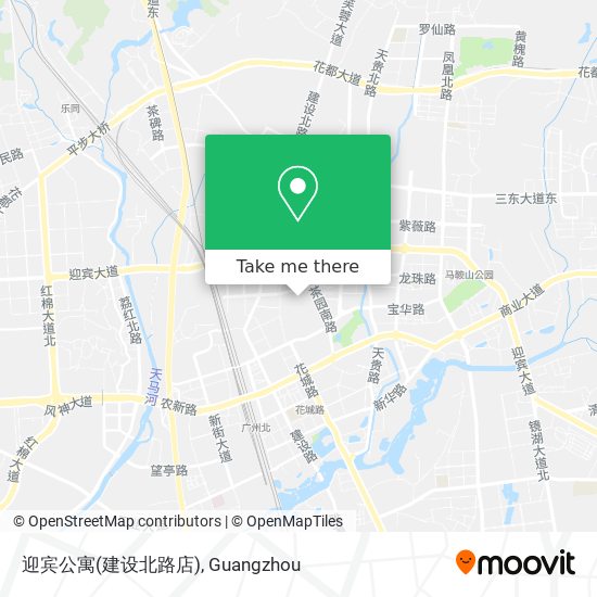 迎宾公寓(建设北路店) map