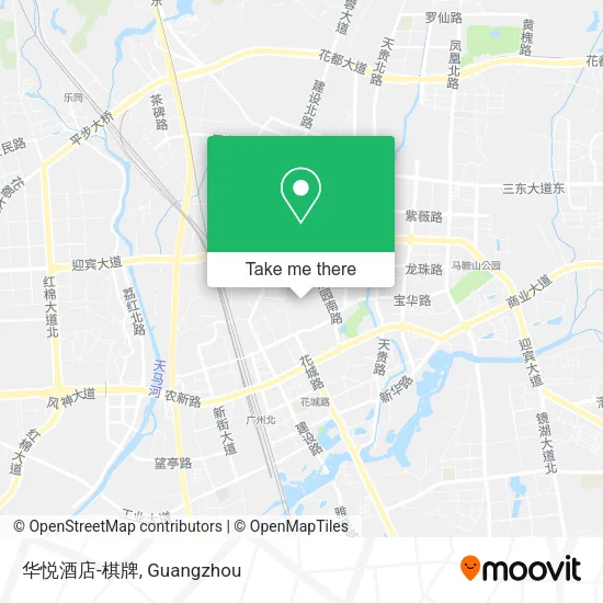 华悦酒店-棋牌 map