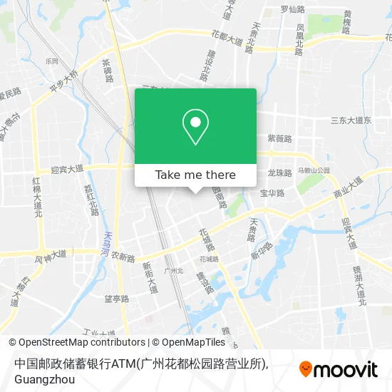 中国邮政储蓄银行ATM(广州花都松园路营业所) map