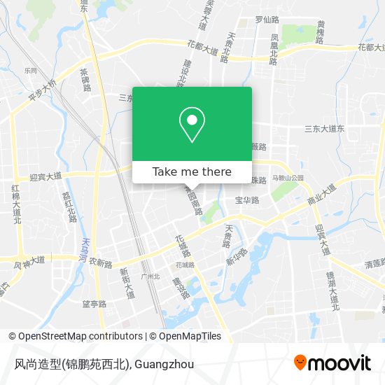 风尚造型(锦鹏苑西北) map