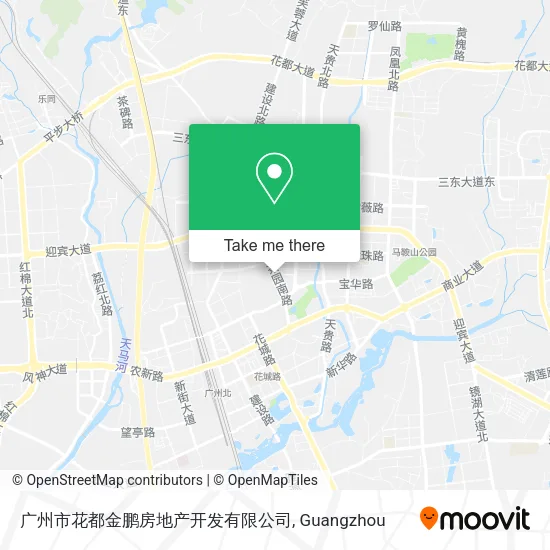 广州市花都金鹏房地产开发有限公司 map