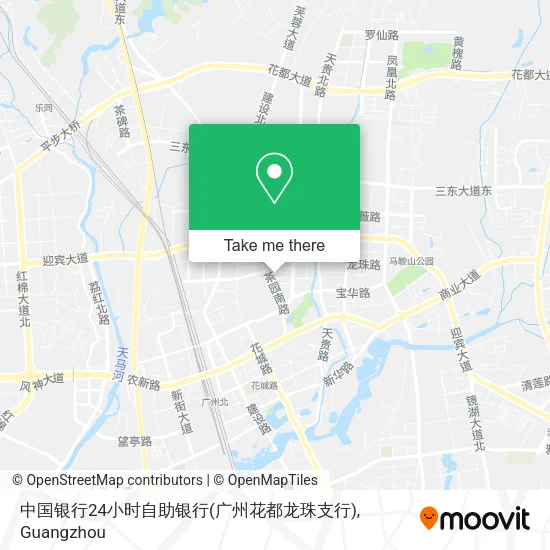 中国银行24小时自助银行(广州花都龙珠支行) map