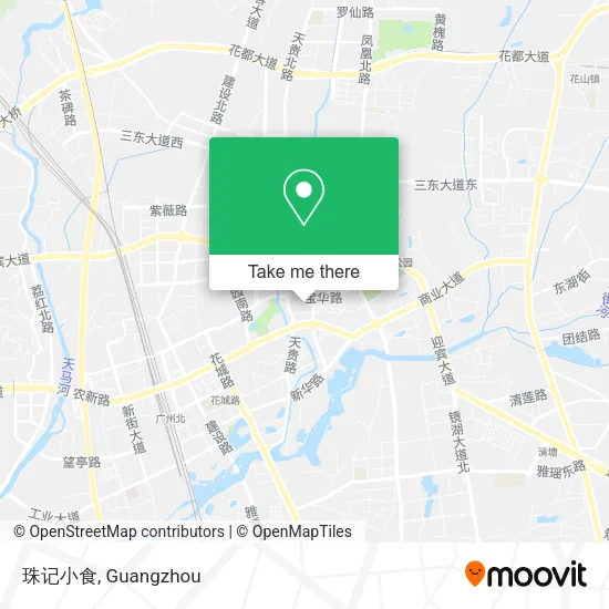 珠记小食 map