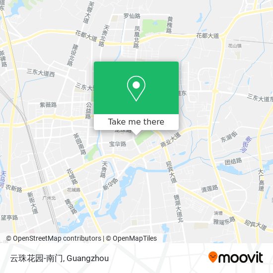 云珠花园-南门 map