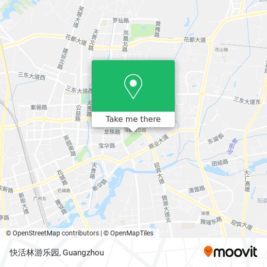 快活林游乐园 map