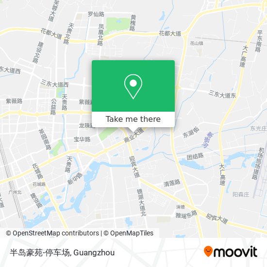 半岛豪苑-停车场 map