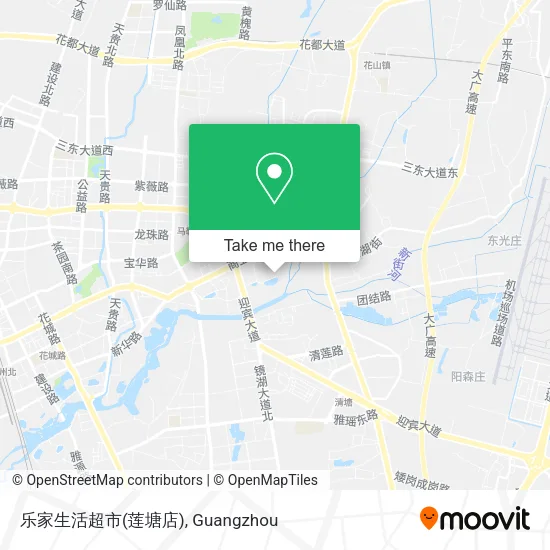 乐家生活超市(莲塘店) map