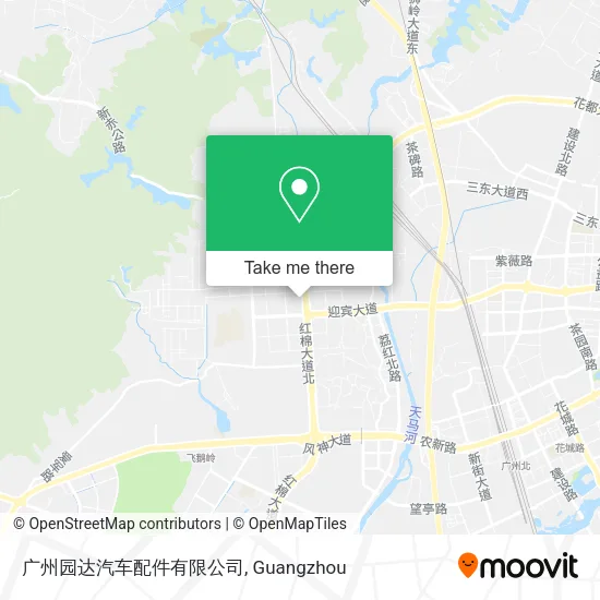 广州园达汽车配件有限公司 map