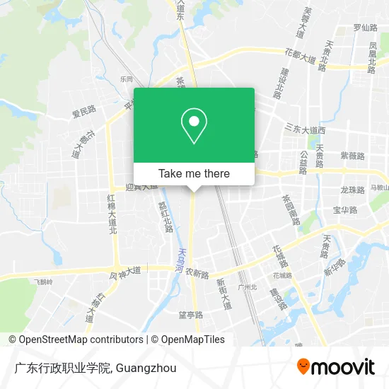 广东行政职业学院 map