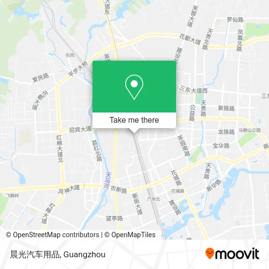 晨光汽车用品 map