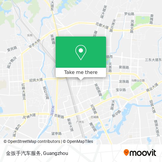金扳手汽车服务 map