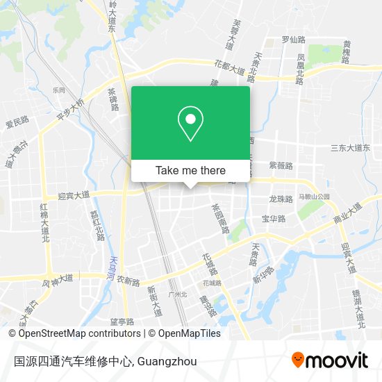 国源四通汽车维修中心 map