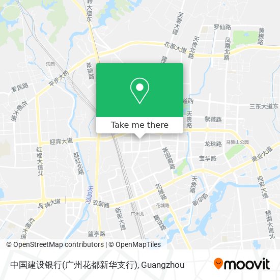 中国建设银行(广州花都新华支行) map